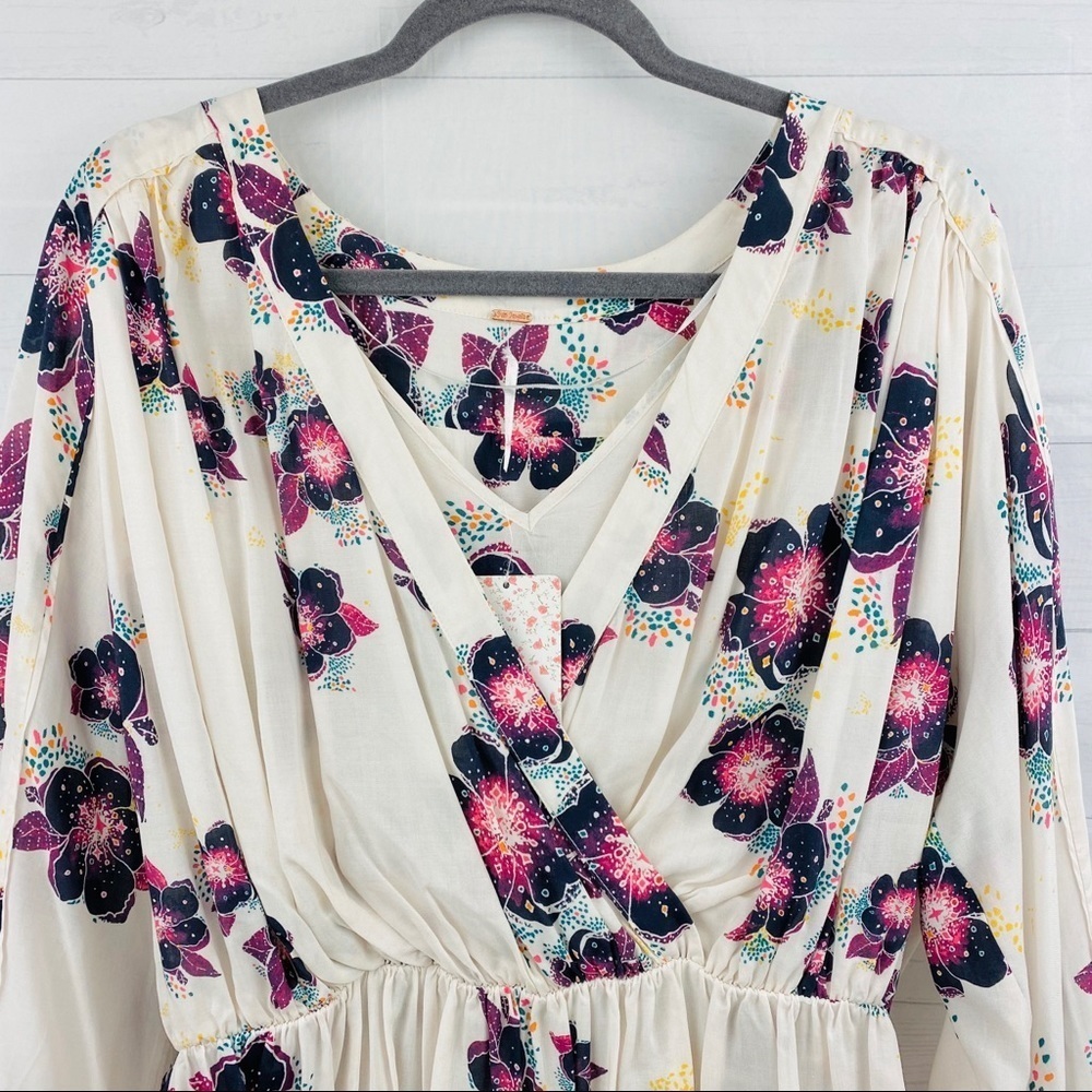 Free People Tuscan Floral Blouse - Picture 3 of 8
